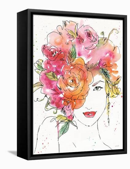 Floral Figures IV-Anne Tavoletti-Framed Stretched Canvas