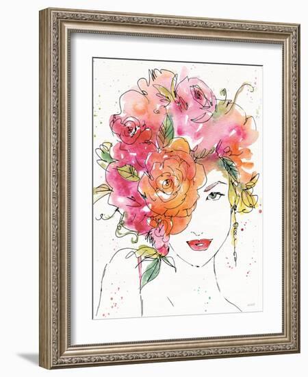 Floral Figures IV-Anne Tavoletti-Framed Art Print