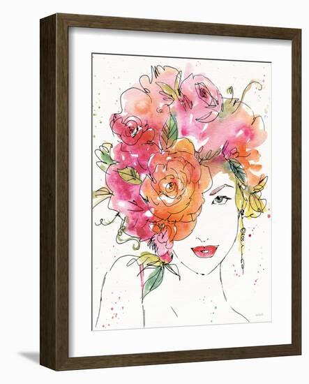 Floral Figures IV-Anne Tavoletti-Framed Art Print