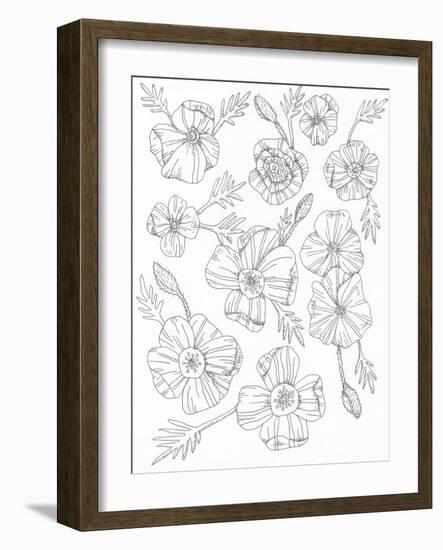 Floral Flow-Pam Varacek-Framed Art Print