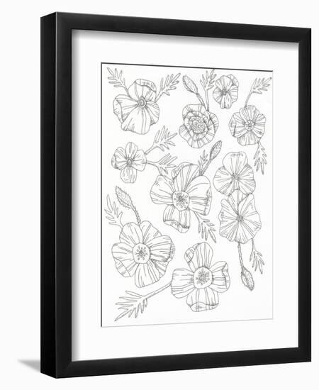 Floral Flow-Pam Varacek-Framed Premium Giclee Print