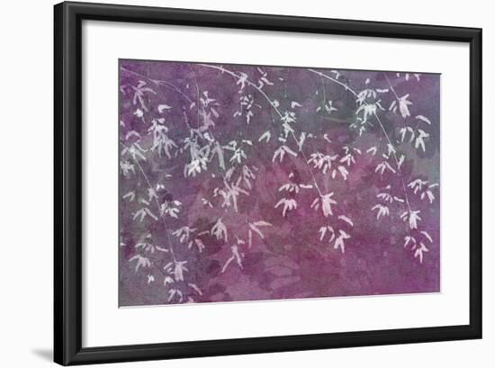 Floral Flurry Violet-Cora Niele-Framed Photographic Print