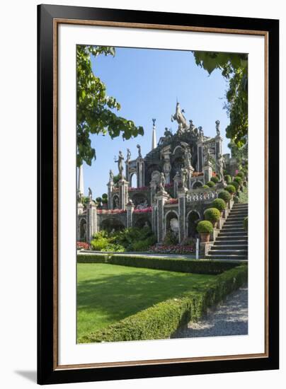 Floral Fountains, Isola Bella, Borromean Islands, Lake Maggiore, Piedmont, Italian Lakes, Italy, Eu-James Emmerson-Framed Photographic Print