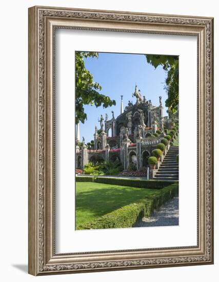 Floral Fountains, Isola Bella, Borromean Islands, Lake Maggiore, Piedmont, Italian Lakes, Italy, Eu-James Emmerson-Framed Photographic Print