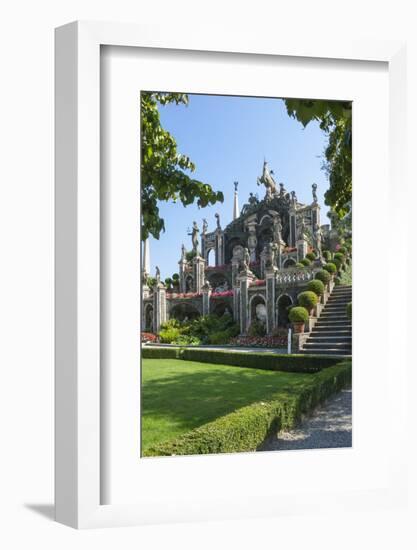 Floral Fountains, Isola Bella, Borromean Islands, Lake Maggiore, Piedmont, Italian Lakes, Italy, Eu-James Emmerson-Framed Photographic Print