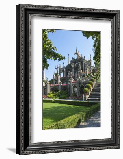 Floral Fountains, Isola Bella, Borromean Islands, Lake Maggiore, Piedmont, Italian Lakes, Italy, Eu-James Emmerson-Framed Photographic Print