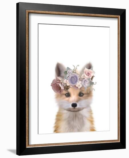 Floral Fox-Leah Straatsma-Framed Art Print