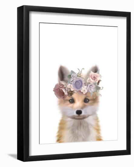 Floral Fox-Leah Straatsma-Framed Art Print