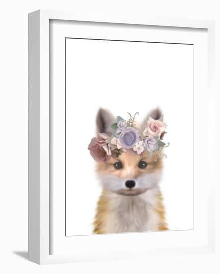 Floral Fox-Leah Straatsma-Framed Art Print