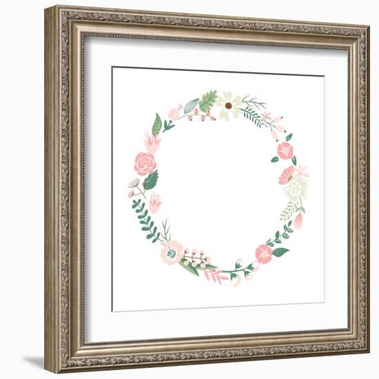 Floral Frame-Alisa Foytik-Framed Art Print