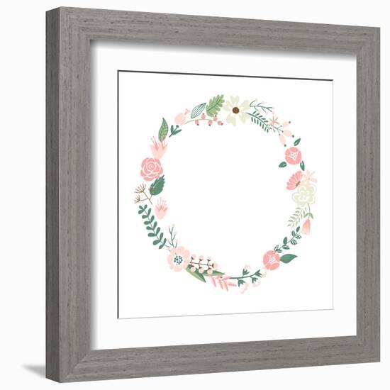 Floral Frame-Alisa Foytik-Framed Art Print