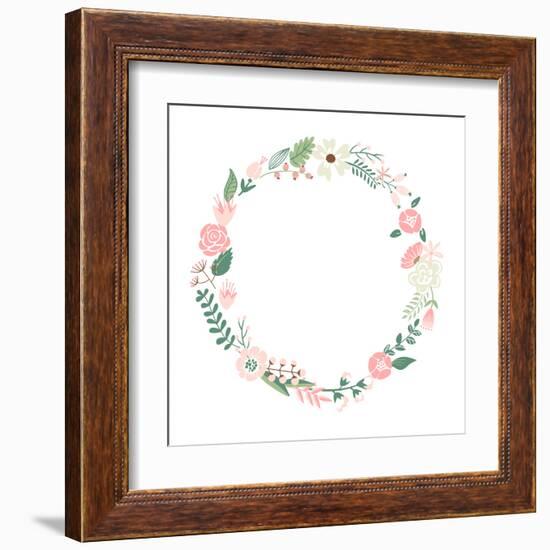 Floral Frame-Alisa Foytik-Framed Art Print