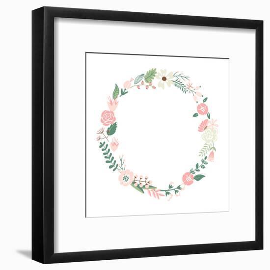 Floral Frame-Alisa Foytik-Framed Art Print