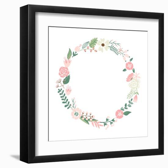 Floral Frame-Alisa Foytik-Framed Art Print