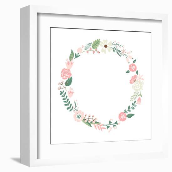 Floral Frame-Alisa Foytik-Framed Art Print