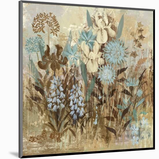 Floral Frenzy Blue II-Alan Hopfensperger-Mounted Art Print