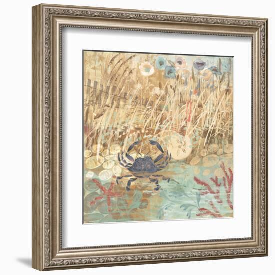 Floral Frenzy Coastal I-Alan Hopfensperger-Framed Art Print