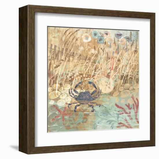 Floral Frenzy Coastal I-Alan Hopfensperger-Framed Art Print