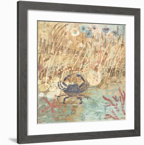 Floral Frenzy Coastal I-Alan Hopfensperger-Framed Art Print