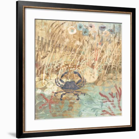 Floral Frenzy Coastal I-Alan Hopfensperger-Framed Art Print