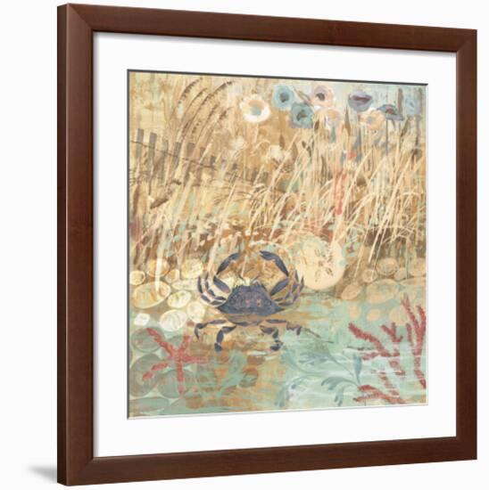 Floral Frenzy Coastal I-Alan Hopfensperger-Framed Art Print