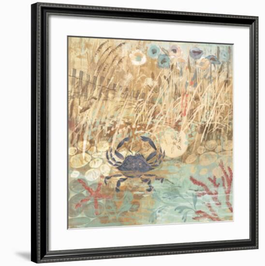 Floral Frenzy Coastal I-Alan Hopfensperger-Framed Art Print