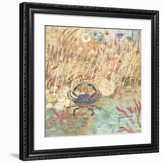 Floral Frenzy Coastal I-Alan Hopfensperger-Framed Art Print