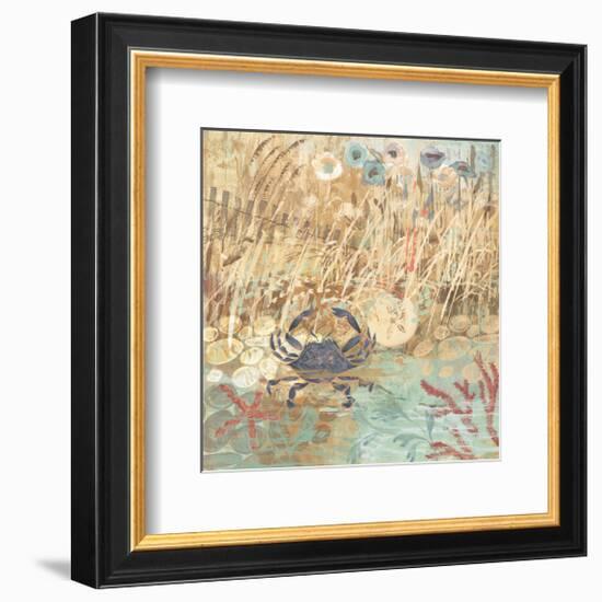 Floral Frenzy Coastal I-Alan Hopfensperger-Framed Art Print