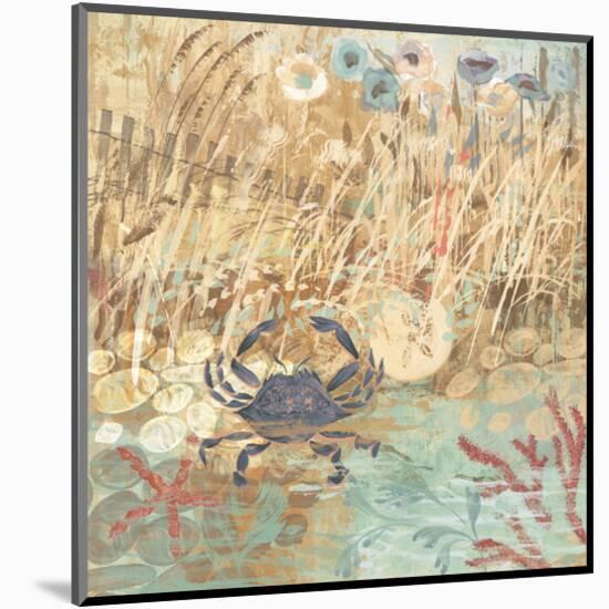 Floral Frenzy Coastal I-Alan Hopfensperger-Mounted Art Print