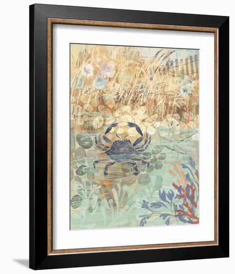 Floral Frenzy Coastal II-Alan Hopfensperger-Framed Art Print