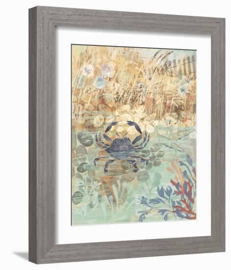 Floral Frenzy Coastal II-Alan Hopfensperger-Framed Art Print