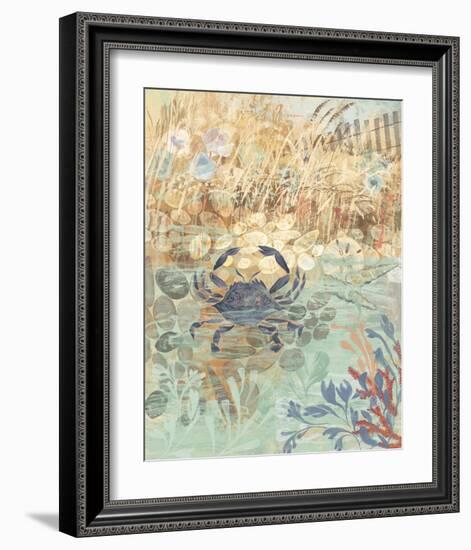 Floral Frenzy Coastal II-Alan Hopfensperger-Framed Art Print