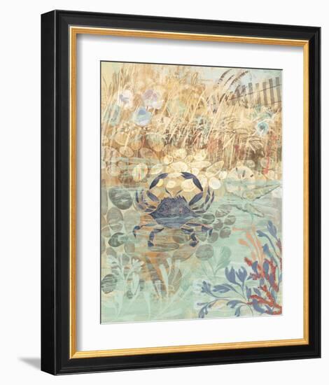 Floral Frenzy Coastal II-Alan Hopfensperger-Framed Art Print