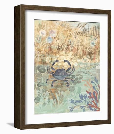 Floral Frenzy Coastal II-Alan Hopfensperger-Framed Art Print