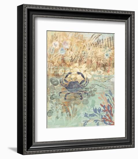 Floral Frenzy Coastal II-Alan Hopfensperger-Framed Art Print