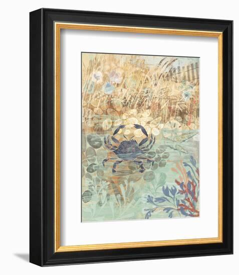 Floral Frenzy Coastal II-Alan Hopfensperger-Framed Art Print