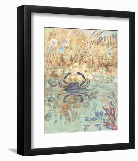 Floral Frenzy Coastal II-Alan Hopfensperger-Framed Art Print