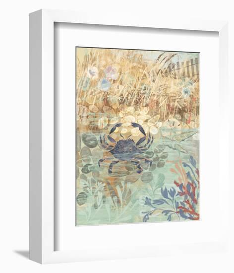 Floral Frenzy Coastal II-Alan Hopfensperger-Framed Art Print