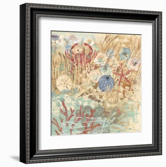 Floral Frenzy Coastal III-Alan Hopfensperger-Framed Art Print