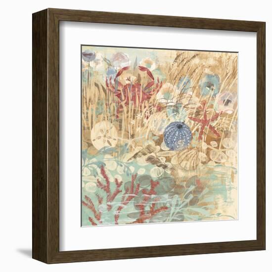 Floral Frenzy Coastal III-Alan Hopfensperger-Framed Art Print