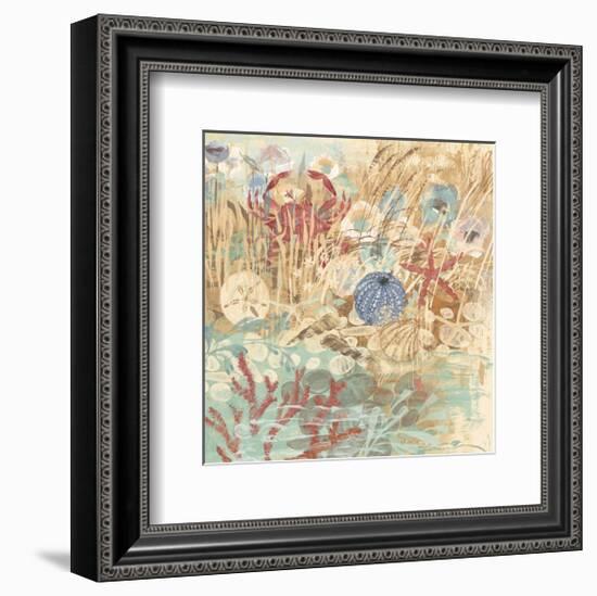 Floral Frenzy Coastal III-Alan Hopfensperger-Framed Art Print