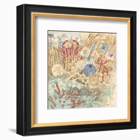 Floral Frenzy Coastal III-Alan Hopfensperger-Framed Art Print