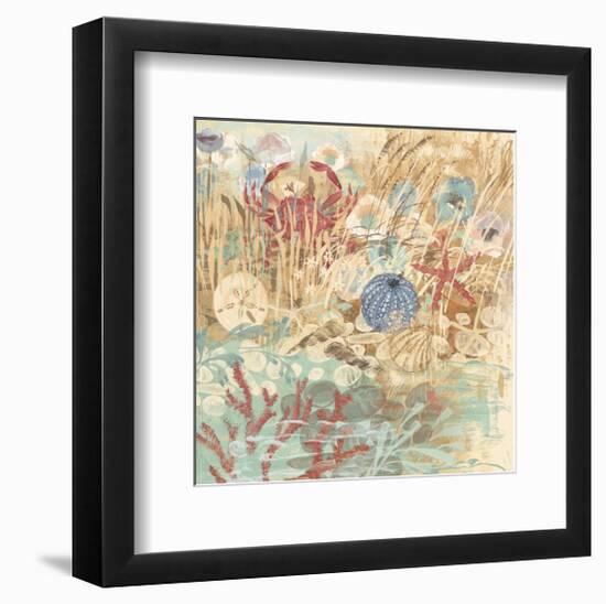 Floral Frenzy Coastal III-Alan Hopfensperger-Framed Art Print