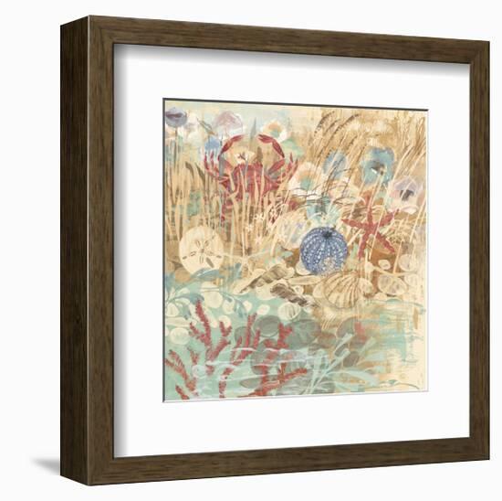 Floral Frenzy Coastal III-Alan Hopfensperger-Framed Art Print