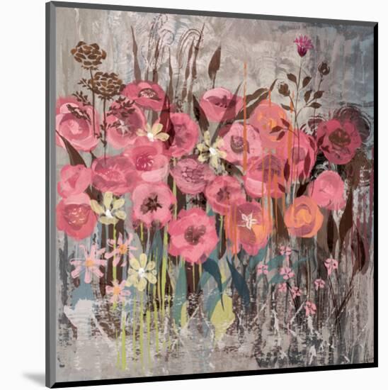 Floral Frenzy Pink I-Alan Hopfensperger-Mounted Art Print