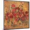 Floral Frenzy Red II-Alan Hopfensperger-Mounted Art Print