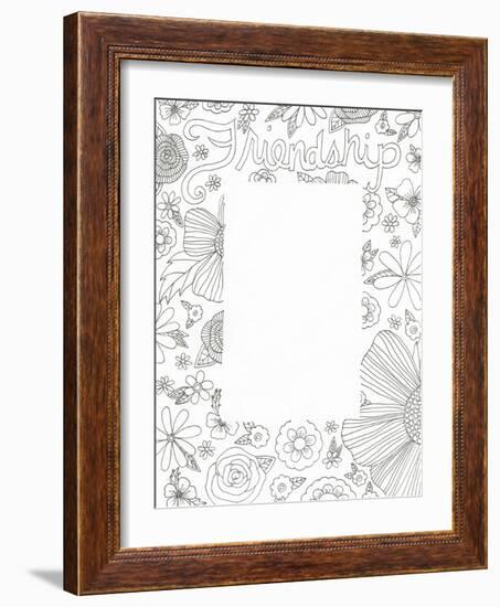 Floral Friends-Pam Varacek-Framed Art Print