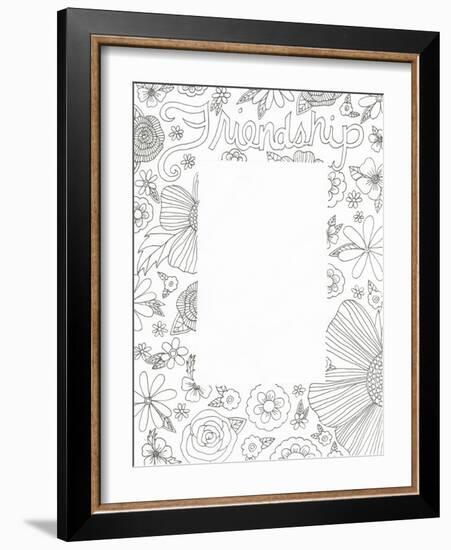 Floral Friends-Pam Varacek-Framed Art Print