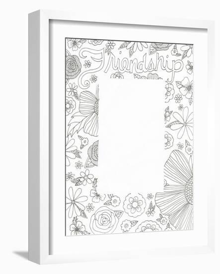 Floral Friends-Pam Varacek-Framed Art Print