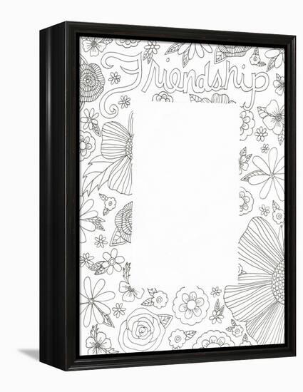 Floral Friends-Pam Varacek-Framed Stretched Canvas